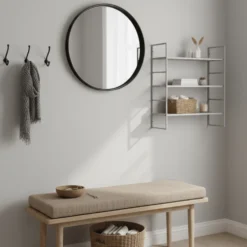 Beja hyller stål kjølig grå 48 x 17 x 55 cm