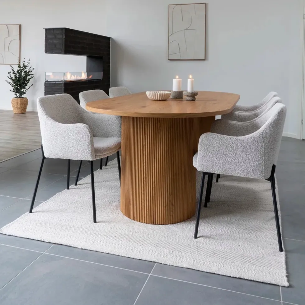 Boavista spisebord natur 100 x 210 cm