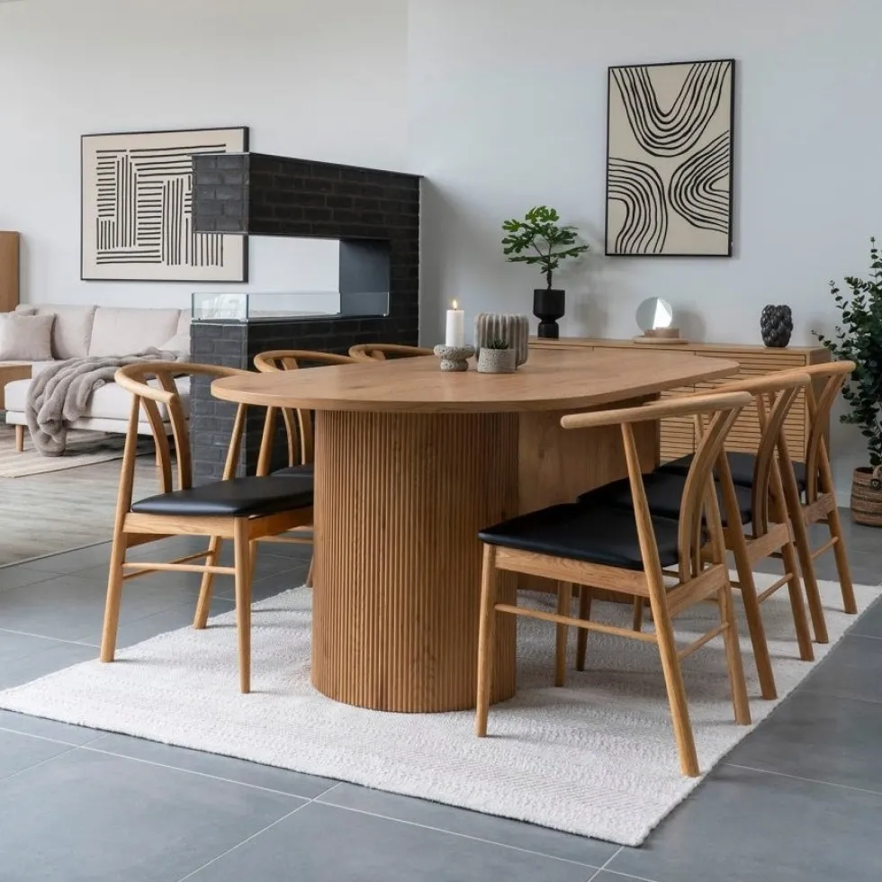 Boavista spisebord natur 100 x 210 cm