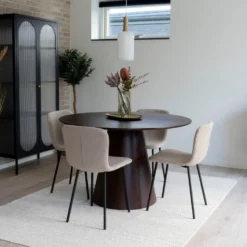 Bolton spisebord valnøtt finér 120 cm