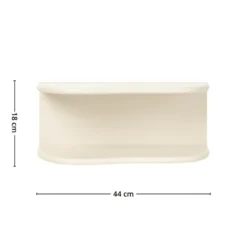 Botta vegghylle beige 44 x 17,5 x 18 cm