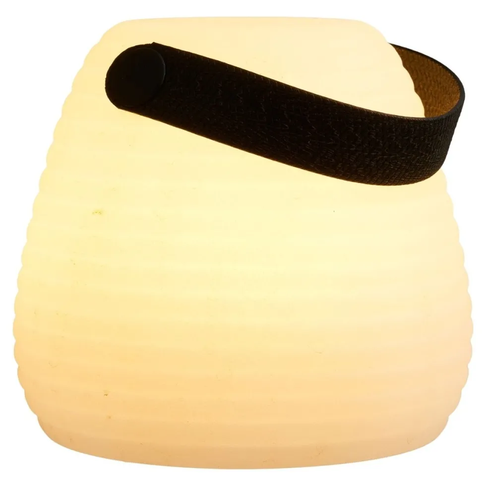 Derry LED lampe hvit 13 cm, oppladbar