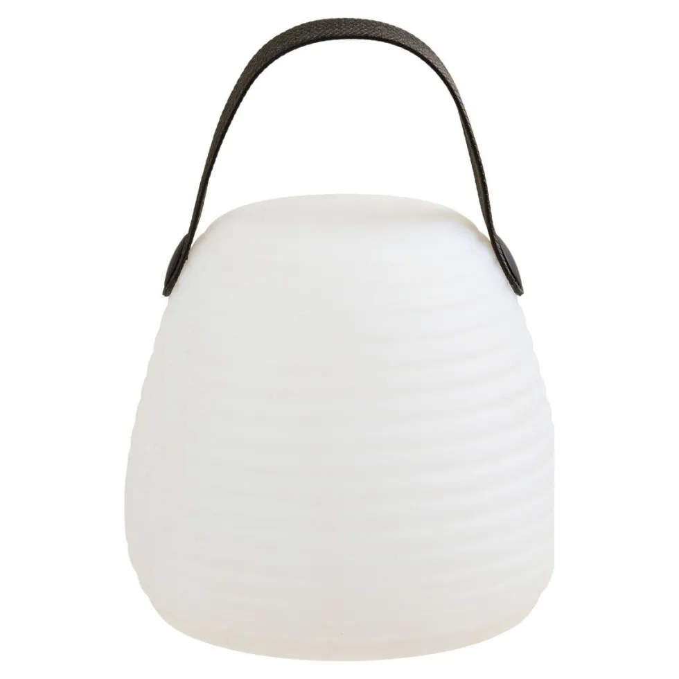 Derry LED lampe hvit 13 cm, oppladbar