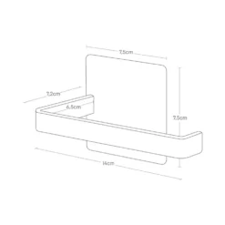 Dorullholder magnetisk sort