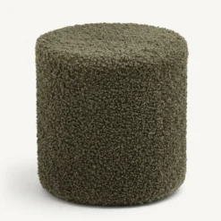 Ejby puff teddy grønn ø34 cm