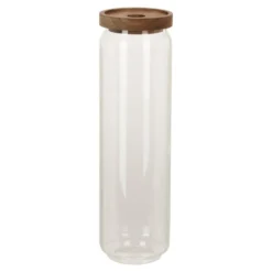 Glasskrukke med trelokk 30 x 9 cm