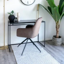 Harbo dreibar spisestol lys brun velur