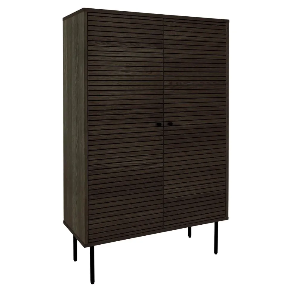 Kyoto skap smoked oak 80 x 40 x 130 cm