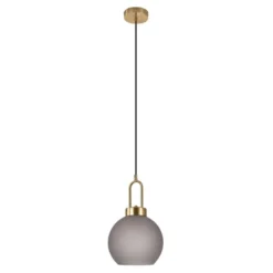 Luton taklampe matt røykfarget