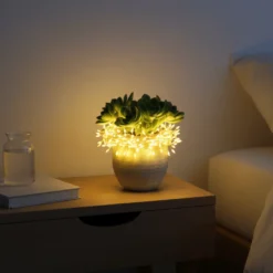 Lyslenke 100 LED varmhvit Klynge 1 m