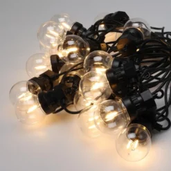 Lyslenke 20 LED 5 x 11 cm varmhvit 10 m