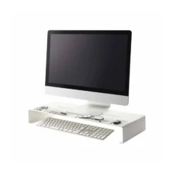 Monitor stativ hvit 59 x 24 x 8 cm