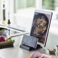 Multistativ til nettbrett og mobil, sort