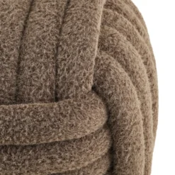 Napier puff brun ø48 cm