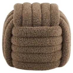 Napier puff brun ø48 cm