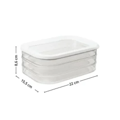 Oppbevaringsboks til pålegg transparent 0,55L