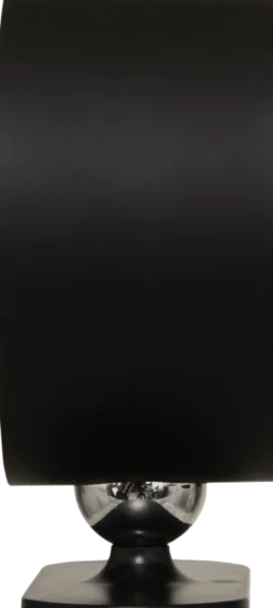 Oppladbar LED-vegglampe sort med touch-dimming 9,2 cm
