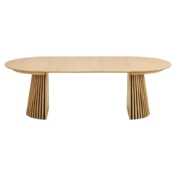 Osaka uttrekkbart spisebord natur eikefiner 120–240 cm