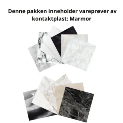 Pakke Marmor kontaktplast