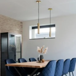 Paris taklampe messing