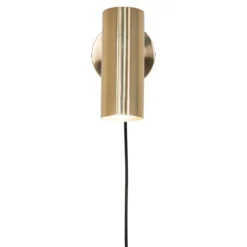 Paris vegglampe messing