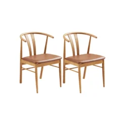 2-pk Artenara spisestol natur/brun