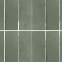 8-pk Katja olivengrønn selvklebende fliser