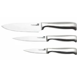 3-pk Knivsett i rustfritt stål Acero