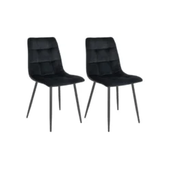 2-pk Middelfart spisestol sort