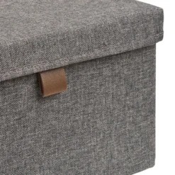 3-pk Noto oppbevaringskurver tekstil mørk grå