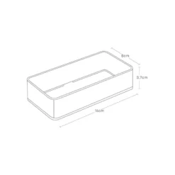 2-pk Oppbevaringsbokser medium
