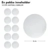 10-pk Selvklebende antiskli rund, transparent