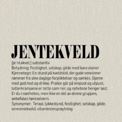 20-pk Serviett Definisjon Jentekveld beige/sort