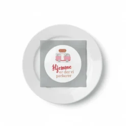 20-pk Servietter: "Hjemme er der vi parkerer"