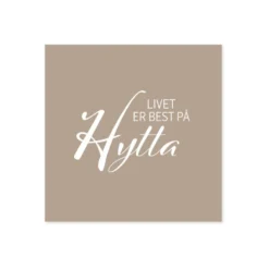 20-pk Servietter til hytta, beige