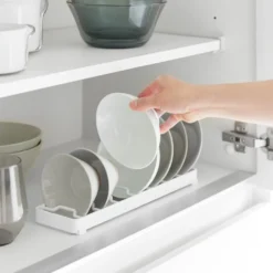 3-pk skål- og tallerkenstativ hvit