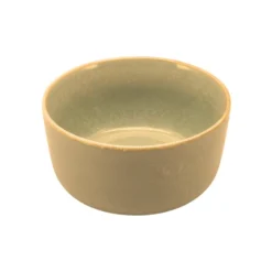 Porselenskål med lokk og ventil beige liten