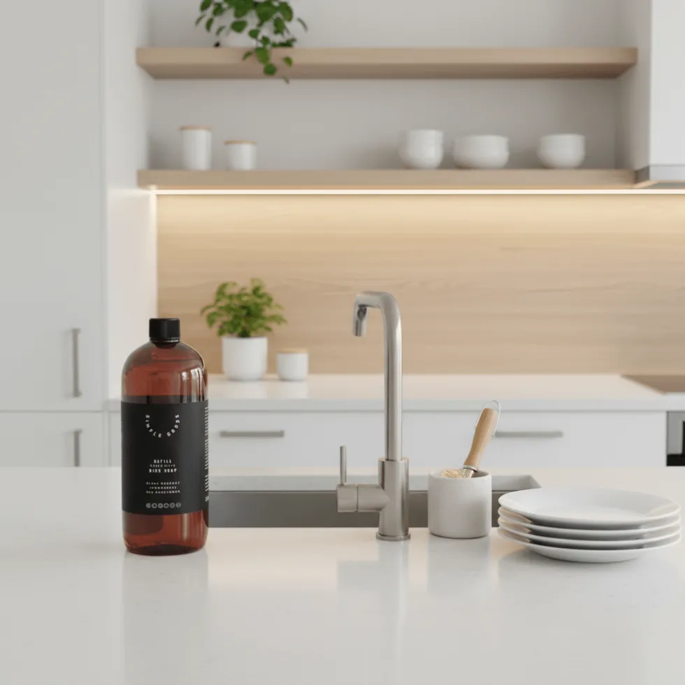 Refill oppvasksåpe Lemongrass Black Currant 1000ml