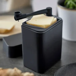 Rosti Osteklokke Classic Svart