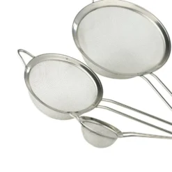 Siktsett i rustfritt stål 8, 14 og 20 cm