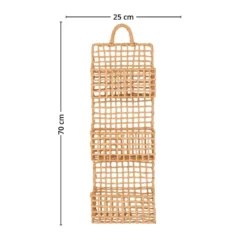 Sines vegghylle natur 25 x 15 x 70 cm