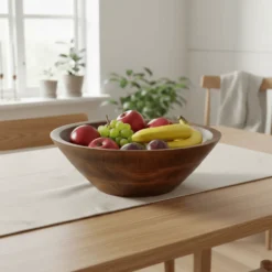 Skål i mangotre 30 x 10 cm