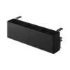 Smart oppbevaringsboks til bord, sort 30 x 10 cm