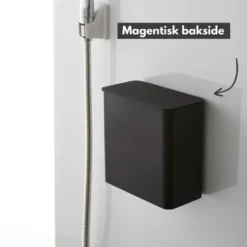 Smart sett til vaskemaskin sort, 2 deler