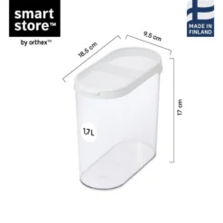 SmartStore Flip oppbevaringsboks med lokk 1,7 L