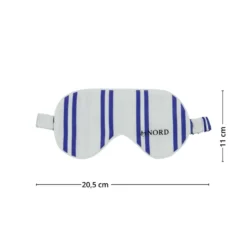 Sovemaske blå striper