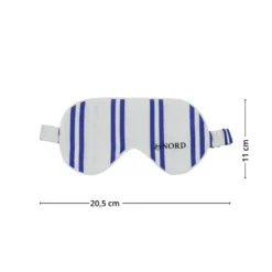 Sovemaske blå striper