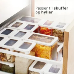 Startpakke SmartStore vision oppbevaringsboks med lokk 5 deler
