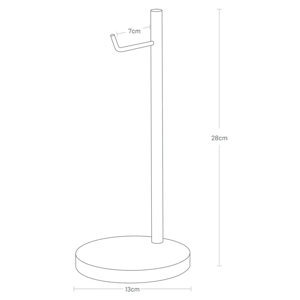 Stativ til hodetelefon hvit