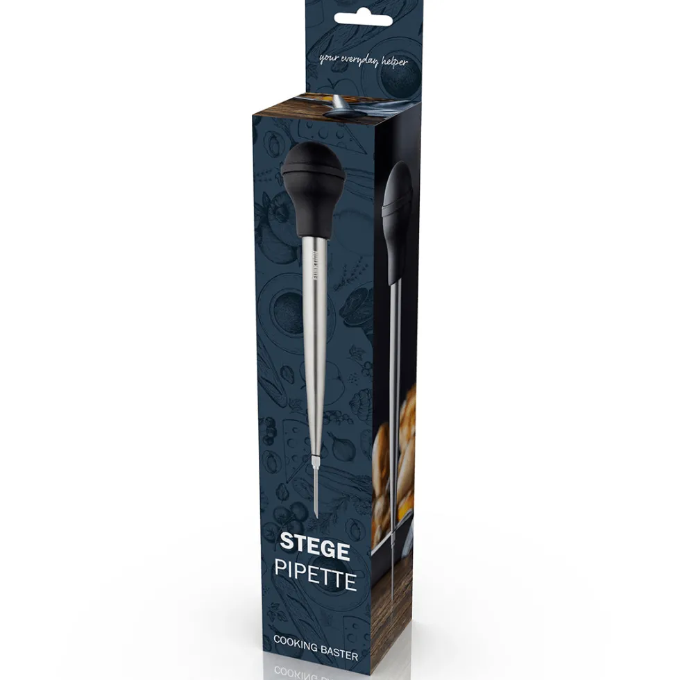 Stekepipette stål 32 cm